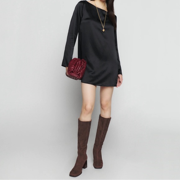 Reformation Nylah Nappa Knee Boot - Picture 2 of 4